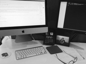 Photo of Tara's Desk and Computer