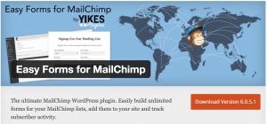 Yikes Mail Chimp Plugin
