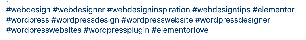 WordPress Tags are Not The Same As Instagram Hashtags﻿ - Design TLC