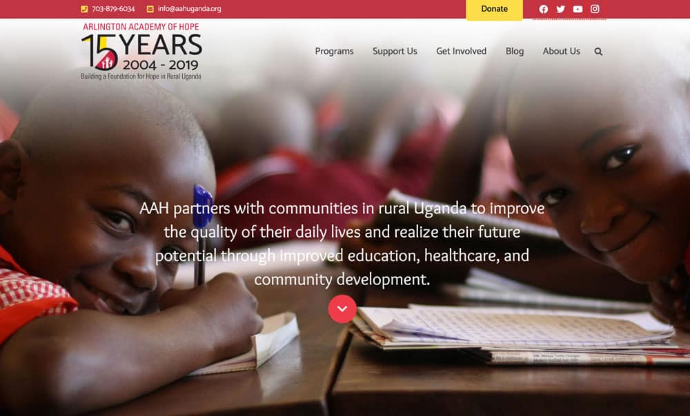 Arlington Academy of Hope Website Arlington Academy of Hope Website