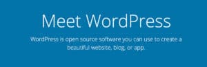 WordPress website introduction