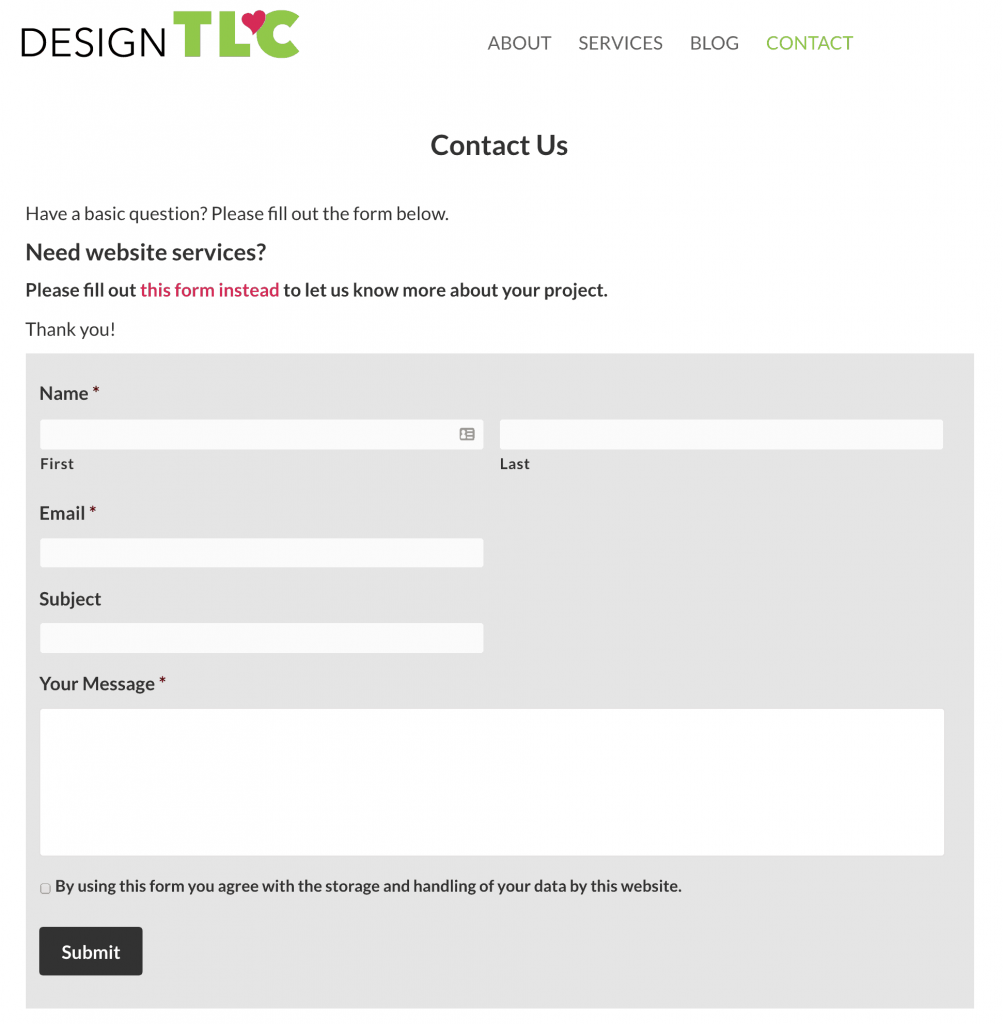 wordpress-not-sending-email-from-contact-form-design-tlc