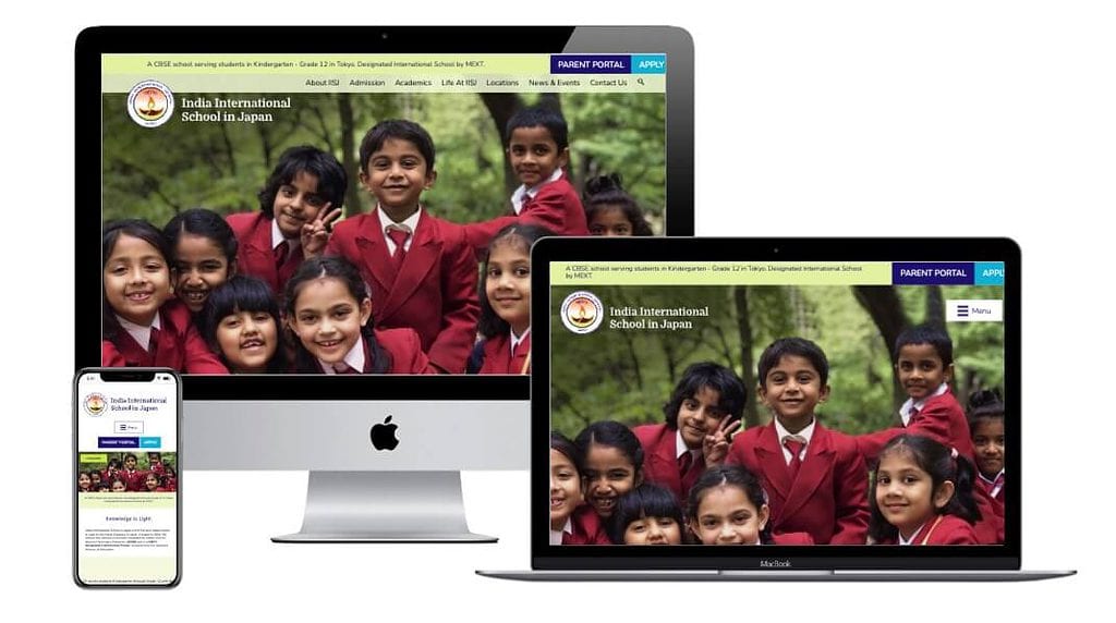 Private International School Website Design