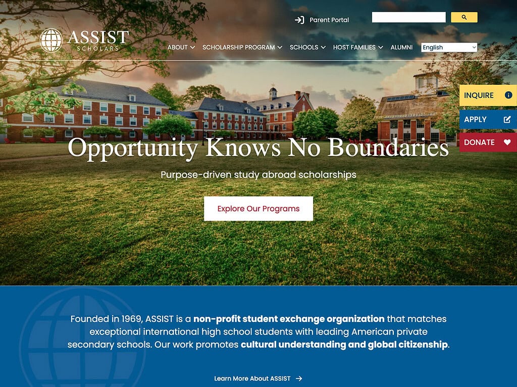 New website for ASSIST Scholars