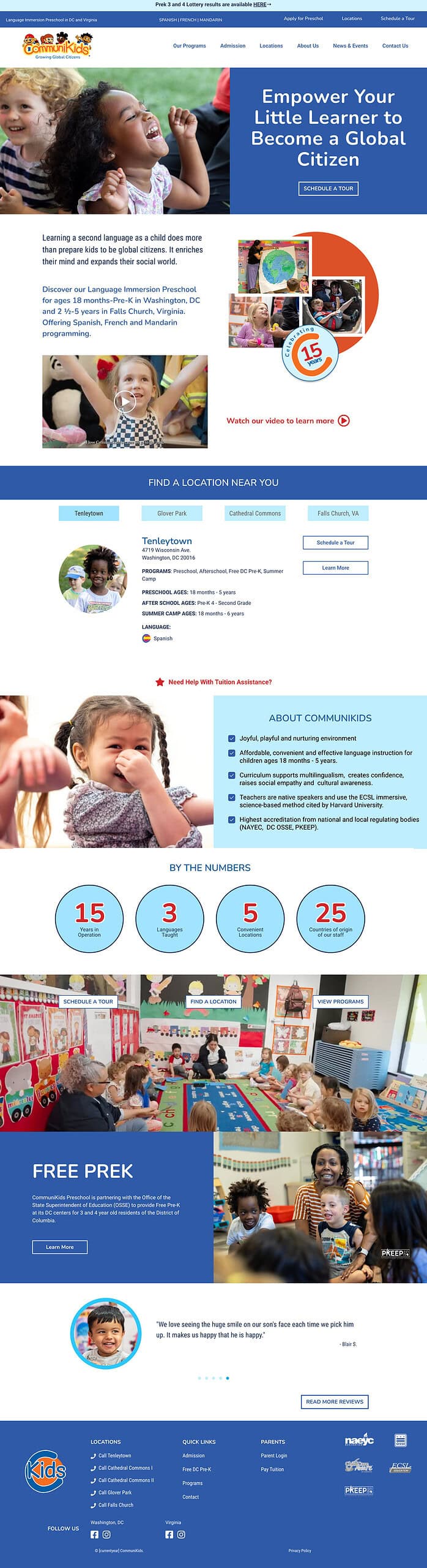 Communikids-Screenshot-New CommuniKids new website screenshot