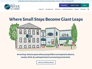 River School Website Homepage
