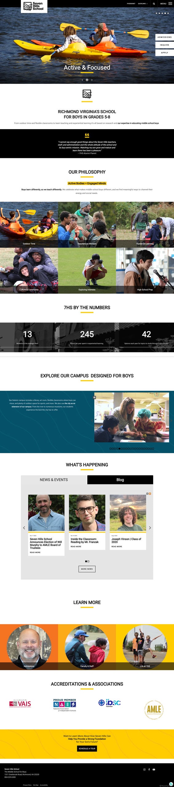 Old 7 Hills website