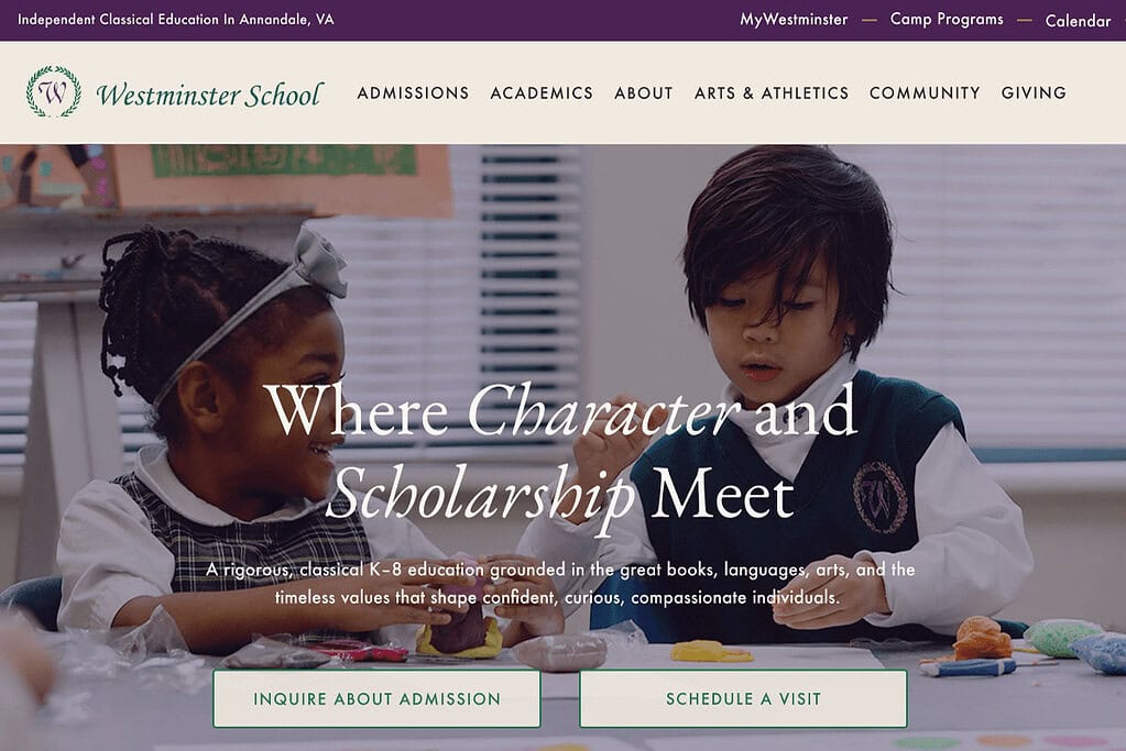 Westminster School Website